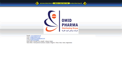 Desktop Screenshot of omidpharma.com