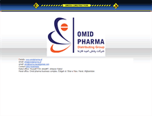 Tablet Screenshot of omidpharma.com